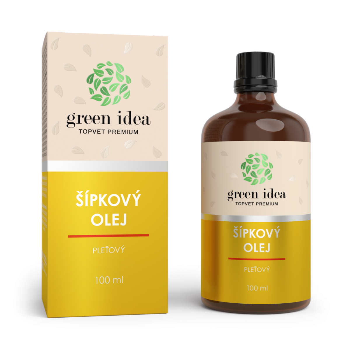 GREEN IDEA Šípkový pleťový olej
